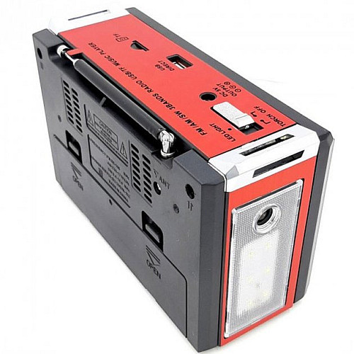 Радиоприемник Golon Rx-381 С Mp3 И Фонариком Красный