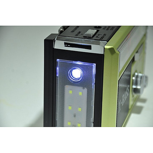 Радиоприемник Golon Rx-381 С Mp3 И Фонариком Зеленый