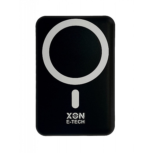 Портативна магнітна бездротова батарея 10000 mAh з підставкою XON PowerBank Magsafe Stand (YC1G2) 15W Чорний (5060948063159)
