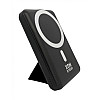 Портативна магнітна бездротова батарея 10000 mAh з підставкою XON PowerBank Magsafe Stand (YC1G2) 15W Чорний (5060948063159)