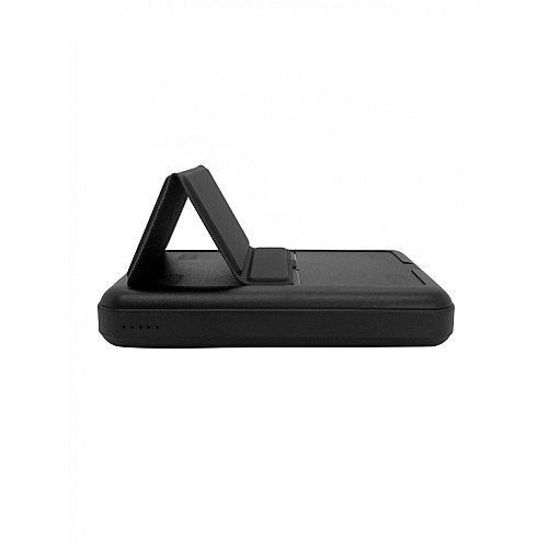 Портативна магнітна бездротова батарея 10000 mAh з підставкою XON PowerBank Magsafe Stand (YC1G2) 15W Чорний (5060948063159)