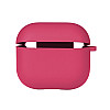 Чехол с микрофиброю Silicone Case Airpods 3 Shiny pink