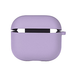 Чехол с микрофиброю Silicone Case Airpods 3 Elegant purple