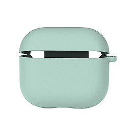 Чехол с микрофиброю Silicone Case Airpods 3 Sea blue