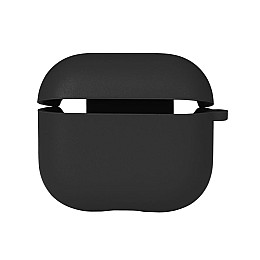 Чехол с микрофиброю Silicone Case Airpods 3 Black