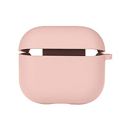 Чехол с микрофиброю Silicone Case Airpods 3 Pink