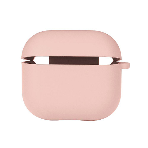 Чехол с микрофиброю Silicone Case Airpods 3 Pink
