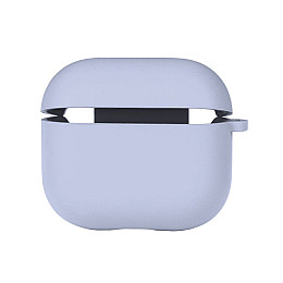 Чехол с микрофиброю Silicone Case Airpods 3 Lilac