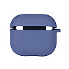 Чехол с микрофиброю Silicone Case Airpods 3 Royal blue