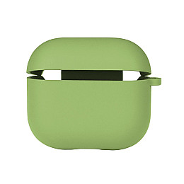 Чехол с микрофиброю Silicone Case Airpods 3 Mint