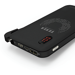 УМБ TESLA QI Wireless Power Bank 8000mAh Black