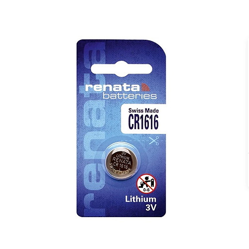 Батарейка RENATA CR1616 Lithium, 3V, 1х1 шт