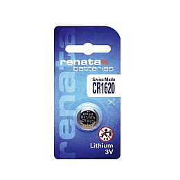 Батарейка RENATA CR1620 Lithium, 3V, 1х1 шт