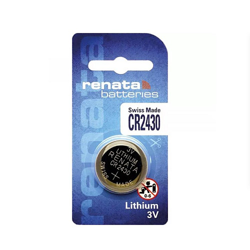 Батарейка RENATA CR2430 Lithium, 3V, 1х1 шт