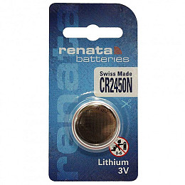 Батарейка RENATA CR2450N Lithium, 3V, 1х1 шт
