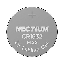 Літієві батарейки Nectium "таблетка" CR1632 5шт/уп