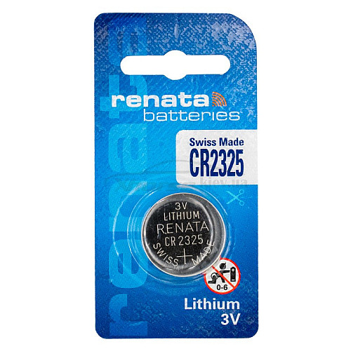 Батарейка RENATA CR2325 Lithium, 3V, 1х1 шт