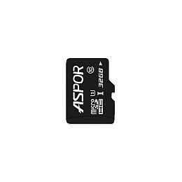 Карта пам'яті Aspor MicroSDHC 32GB UHS-I (Class 10) (тільки карта)