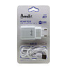 Сетевое зарядное устройство Avantis A827 (1USB/2,4A) + USB кабель Micro-белый