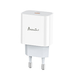 Сетевое зарядное устройство Avantis A838 Plus QC3.0 (PD 20W)- белый