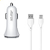Автомобильное зарядное устройство Aspor A903 (2USB/3.4A) + USB кабель Micro- белый