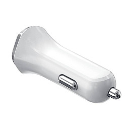 Автомобільне зарядне пристрій Aspor A907 PD блочок (UCB C+A / 3.0A) 2в1 Type-C + Type-C - білий