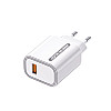 Сетевое зарядное устройство Aspor A803 (USB/18W) + USB кабель Type-C- белый
