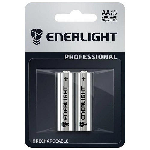 Аккумуляторні батарейки АА ENERLIGHT Professional AA 2100mAh BLI 2 шт