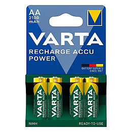 Перезаряжаємi батарейки АА VARTA ACCU AA 2100mAh BLI 4 шт (READY 2 USE)