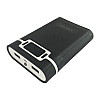 Корпус УМБ для аккумуляторов 4x18650 max 12800mA USB Type-C с фонариком Черный (4x18650 Black) Power