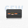 УМБ 30000mAh 65 Вт 0,6 кг для ноутбука быстрая зарядка Quick Charge M16 Черный (PD65W) PD