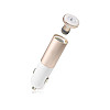 Гарнітура зарядка Remax RB-T11С bluetooth V4.0 2USB 2.1А/1А Gold (00000000479)