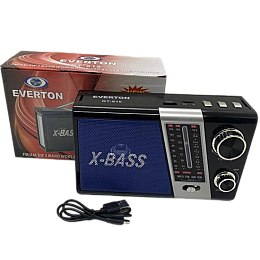 Аккумуляторный радиоприемник Everton RT-816 с фонарем Bluetooth FM USB SD (1756375709)