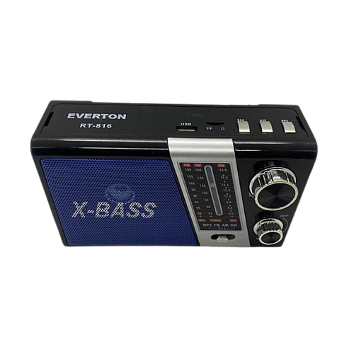 Аккумуляторный радиоприемник Everton RT-816 с фонарем Bluetooth FM USB SD (1756375709)