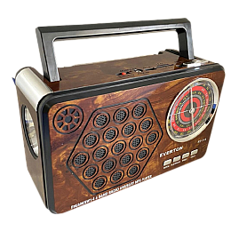 Портативный радиоприемник Everton RT-715 с фонариком Bluetooth FM USB SD (1756375710)