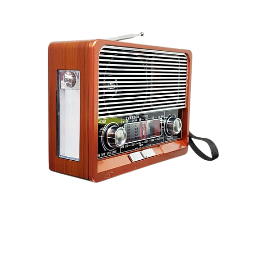 Радіоприймач на акумуляторі Everton RT-306 FM/AM/SW/Bluetooth/USB з ліхтариком (1756375712)