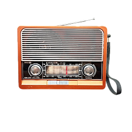 Радиоприемник на аккумуляторе Everton RT-306 FM/AM/SW/Bluetooth/USB с фонариком (1756375712)