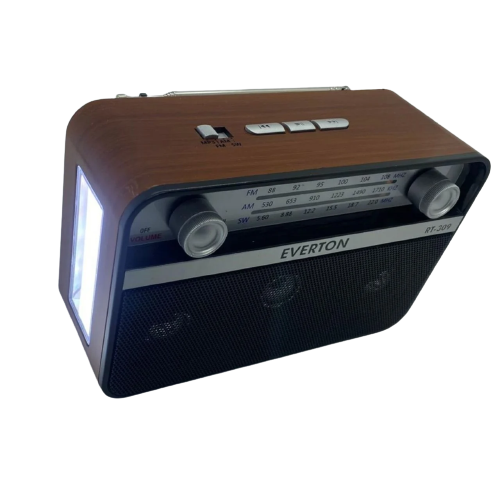 Портативный радиоприемник Everton RT-309 FM/AM/SW/Bluetooth/USB с фонариком (1756375714)