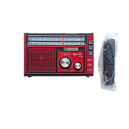 Радіоприймач на акумуляторі Golon RX-382 FM/AM/SW з ліхтарем LED Червоний (1756375729)