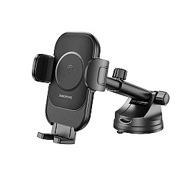 Держатель для телефону в авто Borofone BH203 з бездротовою зарядкою 5W-15W