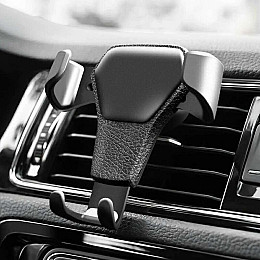 Держатель для телефона в авто на дефлектор Icar автодержатель для телефона FERG черный (СМ050818)