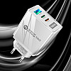 Сетевое зарядное устройство Mirrow USB 2-Type-C Super Charge/Quick Charge 3.0 PD 58W White (FR050841)