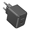 Сетевое зарядное устройство Hoco CS13A Ocean PD20W Type-C PC+ABS Black