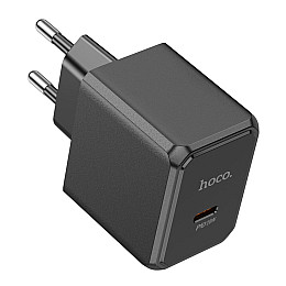 Сетевое зарядное устройство Hoco CS13A Ocean PD20W Type-C PC+ABS Black