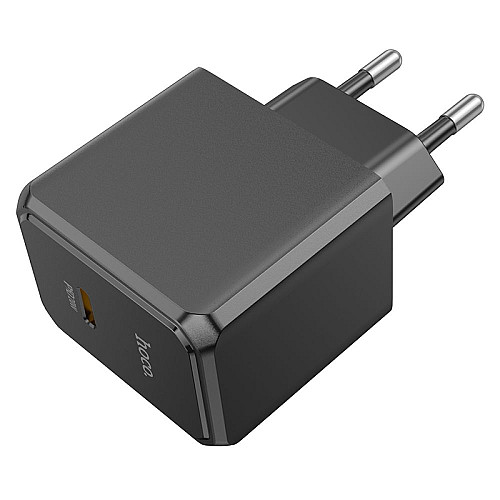 Сетевое зарядное устройство Hoco CS13A Ocean PD20W Type-C PC+ABS Black