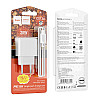 Сетевое зарядное устройство Hoco CS13A Ocean PD20W Type-C to Type-C White