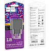Сетевое зарядное устройство Hoco CS11A 1USB 10.5W 5V/2.1A Black