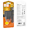 Комлект зарядного устройства Hoco CS11A 1USB 10.5W 5V/2.1A USB/Type C 1m Black