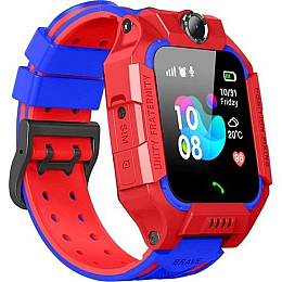 Дитячі розумні смарт годинники Smart Q19 з камерою прослуховування Sim-картою Red Blue (16111-hbr)