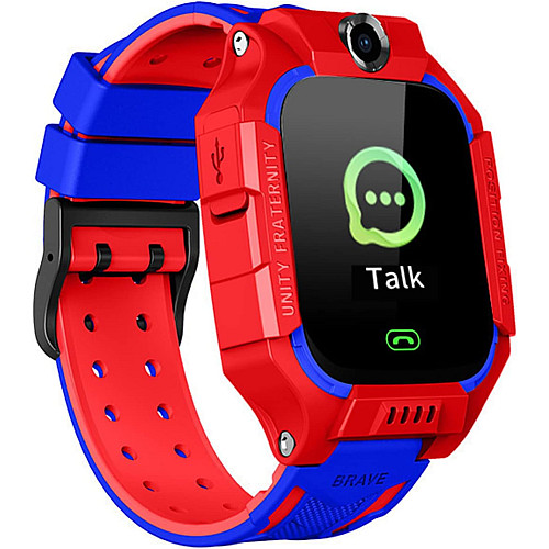 Дитячі розумні смарт годинники Smart Q19 з камерою прослуховування Sim-картою Red Blue (16111-hbr)